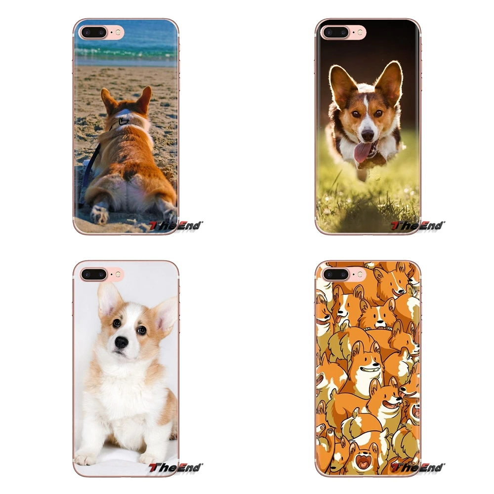 Прозрачные чехлы из ТПУ для iPod Touch Apple iPhone 4 4S 5 5S SE 5C 6 6S 7 8 X XR XS Plus MAX Pembroke Welsh Corgi Dog puppy |