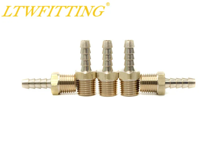 

Латунный штуцер LTWFITTING, штуцер 1/4 дюйма, штуцер для шланга x 1/4 дюйма, штуцер NPT, Топливный Газ