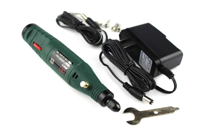 GH720-3 Мини электрическая дрель Dremel шлифовальная машина гравировальная ручка шлифовальная машина ювелирные изделия DIY Электрический Роторный шлифовальный станок+ 50 шт. Алмазные Боры - Цвет: GH720-3