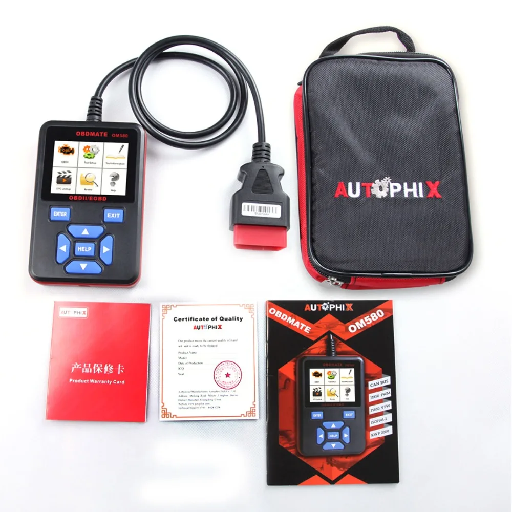 Autophix Om580 Obd2 сканер Odb2 авто автомобильный диагностический для автомобиля OBD2 Obd