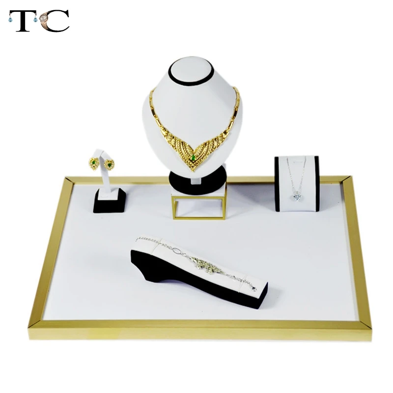 52*38*26 см витрина для ювелирных изделий витрины из нержавеющей стали с белым