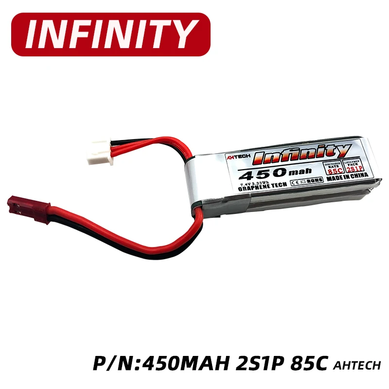 Разъем Infinity LiPo Battey 450mah 2S 3S 85C JST XT30 для гоночного дрона RC FPV
