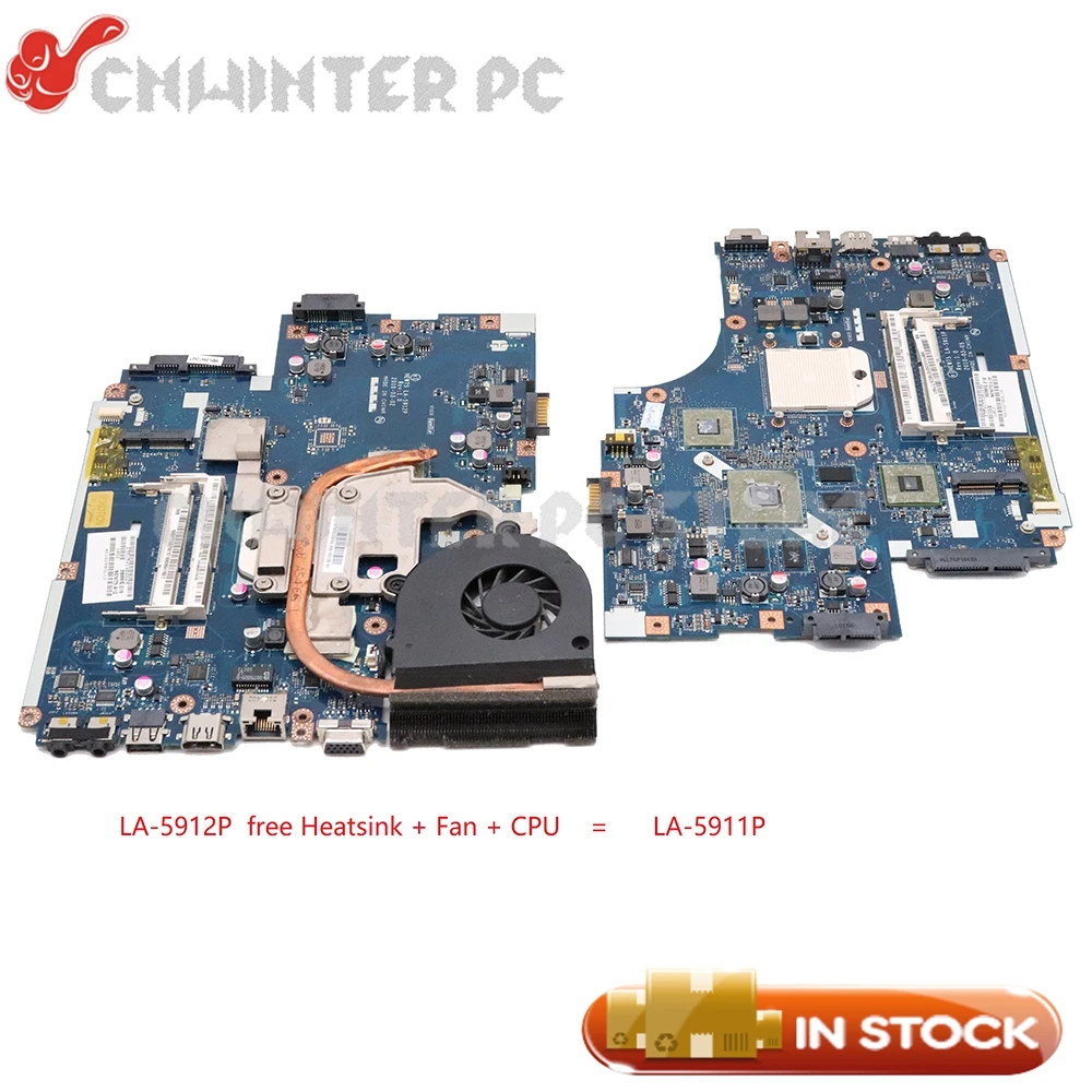NOKOTION MBBL002001 материнская плата для ACER Aspire 5551 LA-5912P с радиатором вместо материнской
