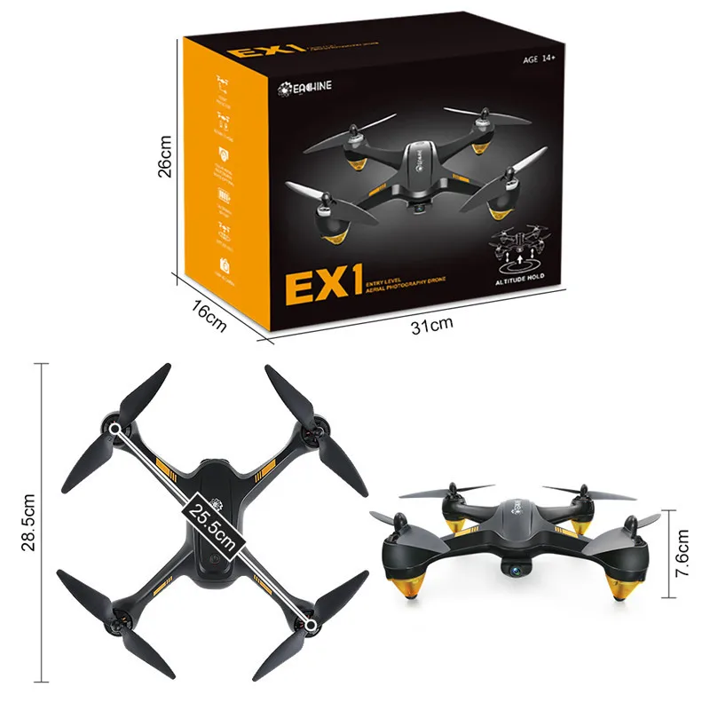 Горячее предложение Eachine EX1 бесщеточный двойной gps WI-FI FPV с 1080P цифровой камерой
