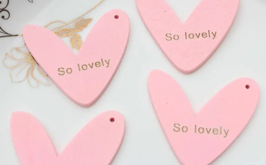 

Набор из 50 шт. больших пастельных розовых так Прекрасных деревянных Подвесок в форме сердца для украшений «сделай сам», альбомов для скрапбукинга, сумок, искусственных волос