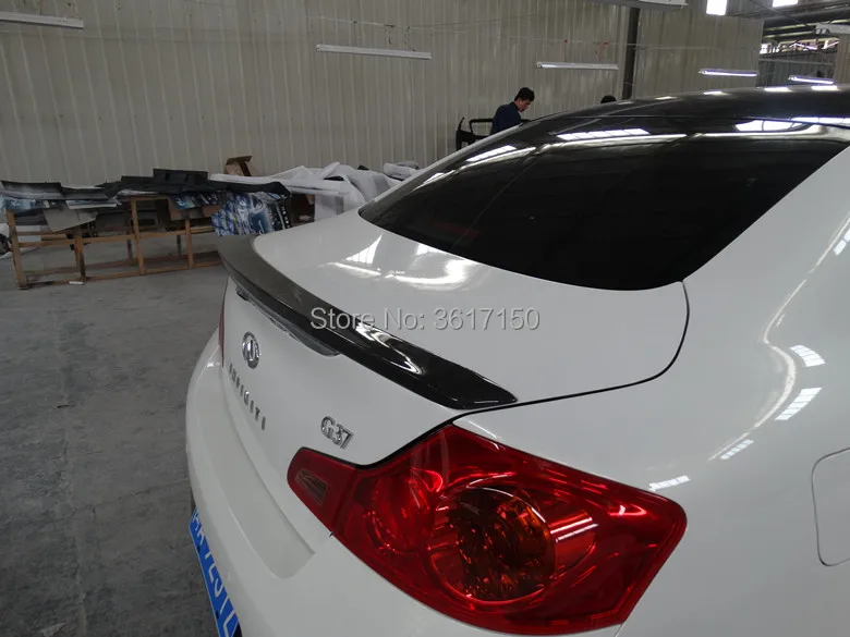 Спойлер для багажника из углеродного волокна подходит G25 G35 G37 4DRS Car Of P Style заднее
