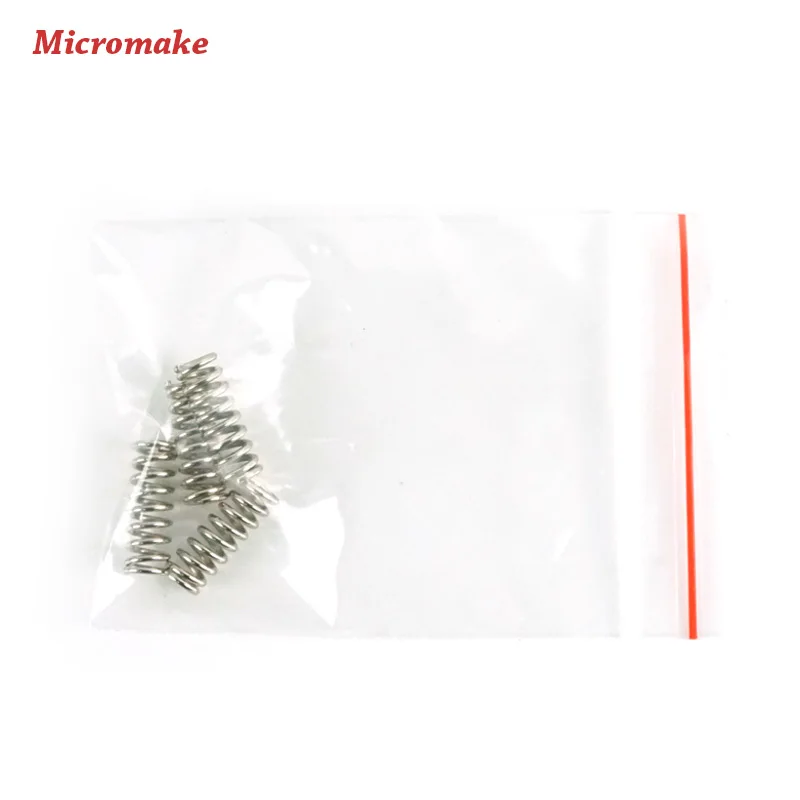 Запчасти для 3D принтера Micromake 10 шт./лот принтер пружина экструдера Ultimaker/Makerbot/Wade 1 2