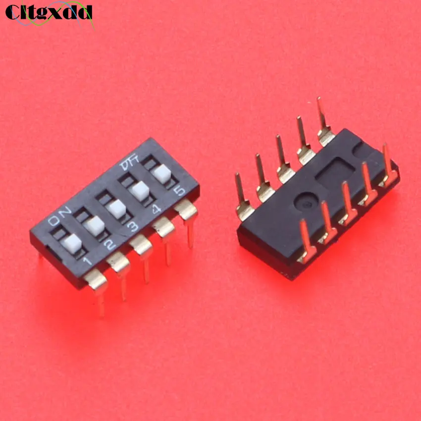 Cltgxdd 1 шт. переключатель слайд типа 2 3 4 5 6 8 10 PIN 54 мм боковой DS шага черный
