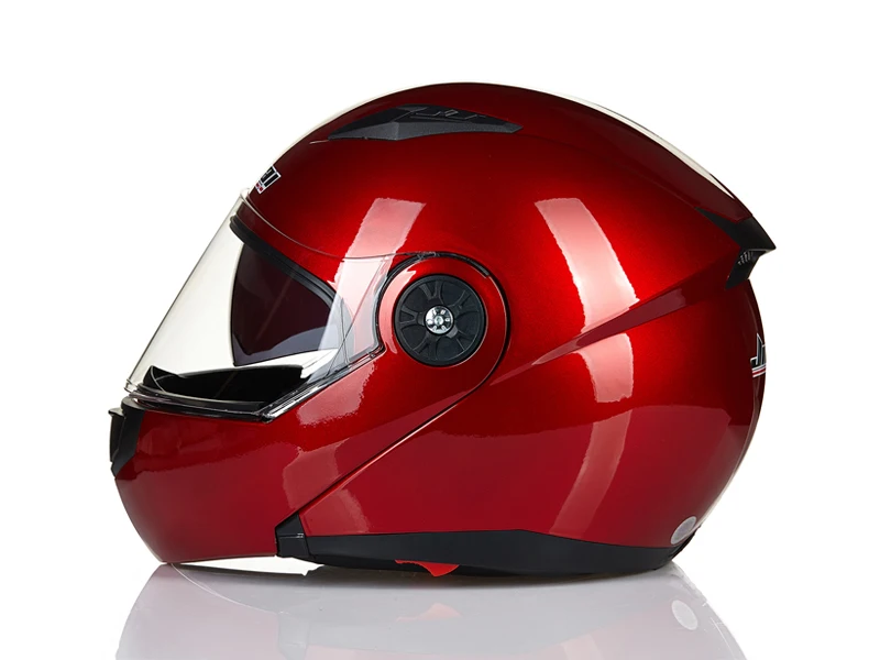 Мотоцикл JIEKAI шлемы с двойным козырьком из углеродного волокна Moto Casco модульный откидной шлем DOT одобренный 115 гоночные мотокроссные шлемы