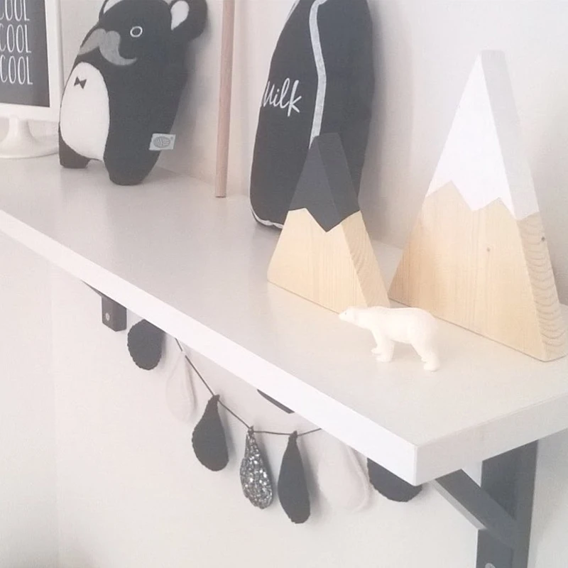 INS скандинавский верх лесной деревянный горный декоративный книжный конец