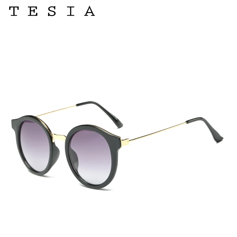 TESIA Sunglasses Women Man Round Glasses For Famous Vintage Eyewear Goggle T1537 | Аксессуары для одежды