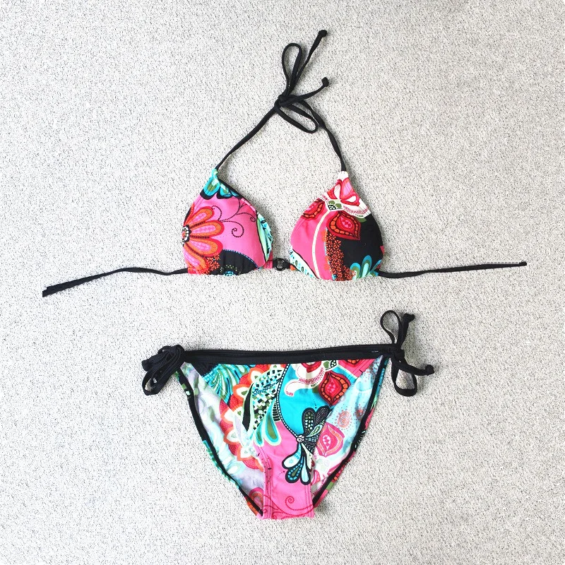 Женское бикини с красочным принтом летнее 2018 | Женская одежда