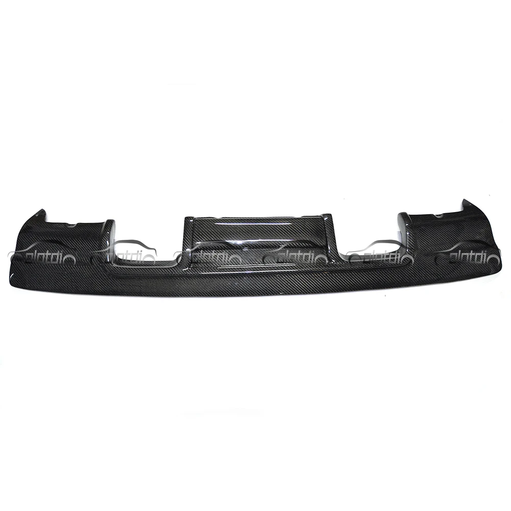 Автомобильный Стайлинг из углеродного волокна задний диффузор бампер спойлер