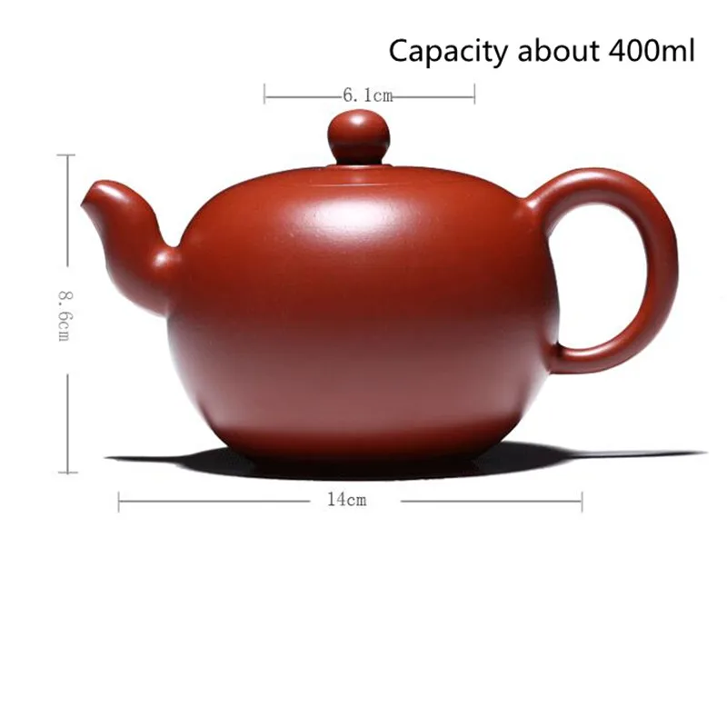 As shown Фиолетовый чайник 400 мл большая емкость Xi Shi pot Master Lu Fangfang производство гладкая Питьевая утварь WSHYUFEI - Цвет: As shown
