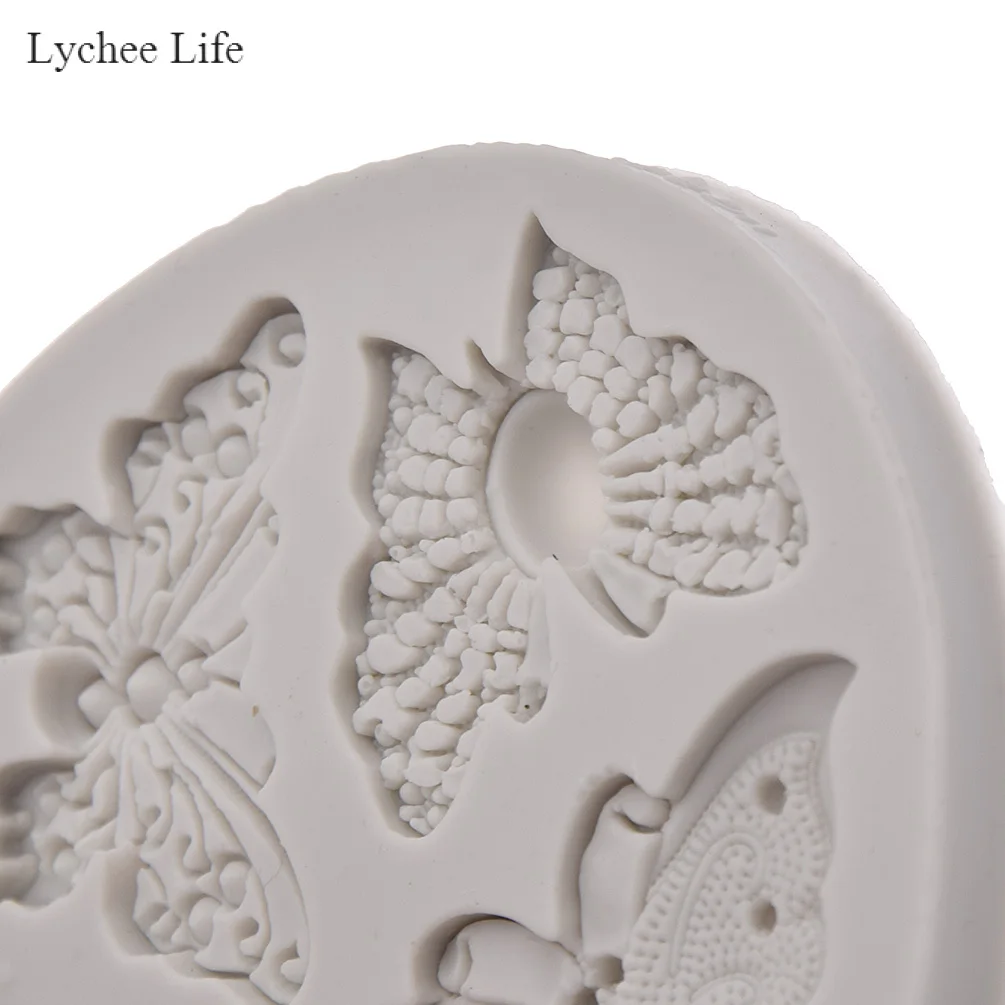 Lychee Life 3D бабочка полимерная глина силиконовые формы сделай сам настенные