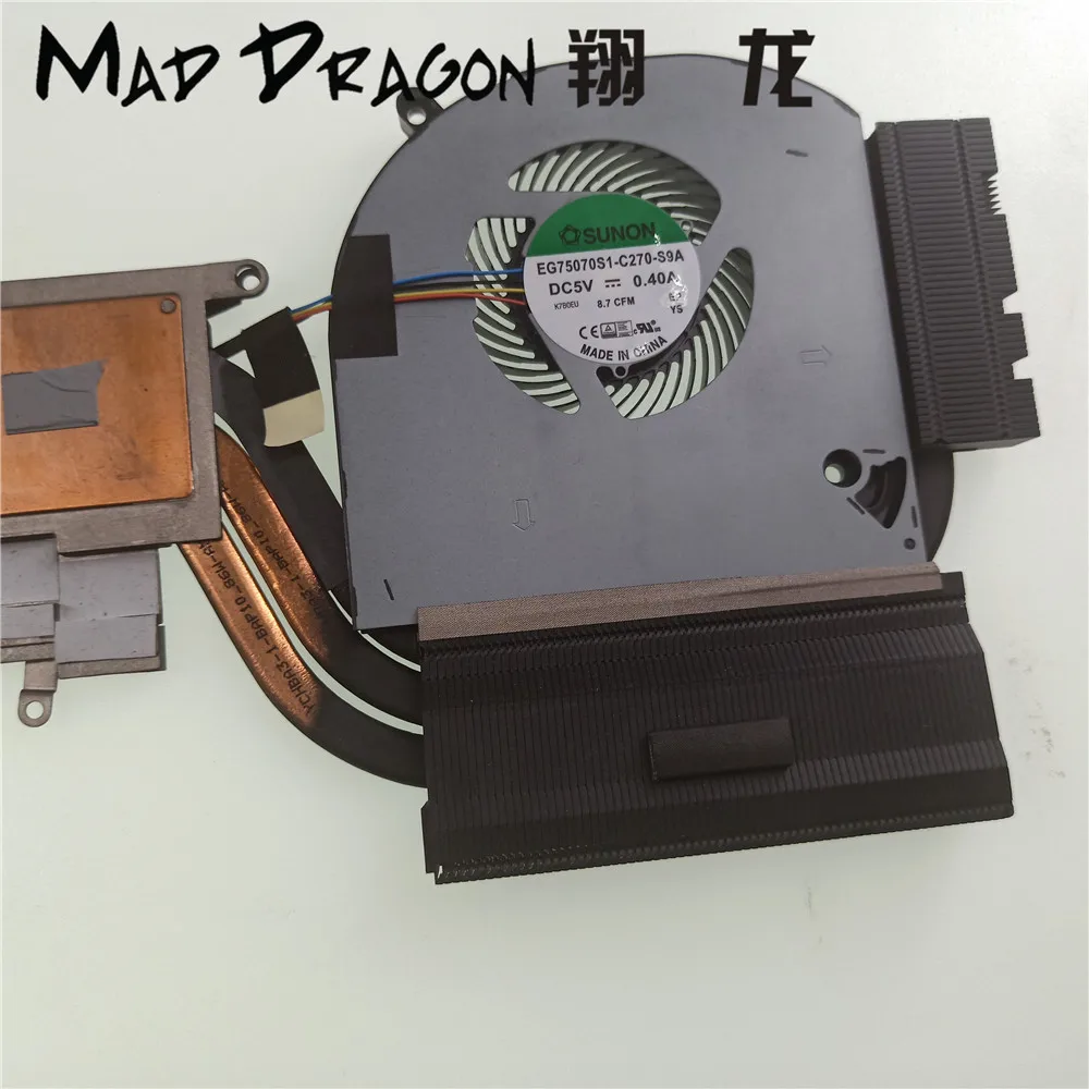 MAD DRAGON бренд ноутбука процессор/графика охлаждения радиатора Вентилятор в сборе для Dell Alienware 15 R3 GTX1080M GTX1070M 0WH4R5 WH4R5