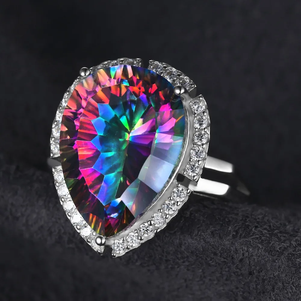 Роскошные 13ct Подлинная Радуга своих Мистик драгоценного камня топаз чистого