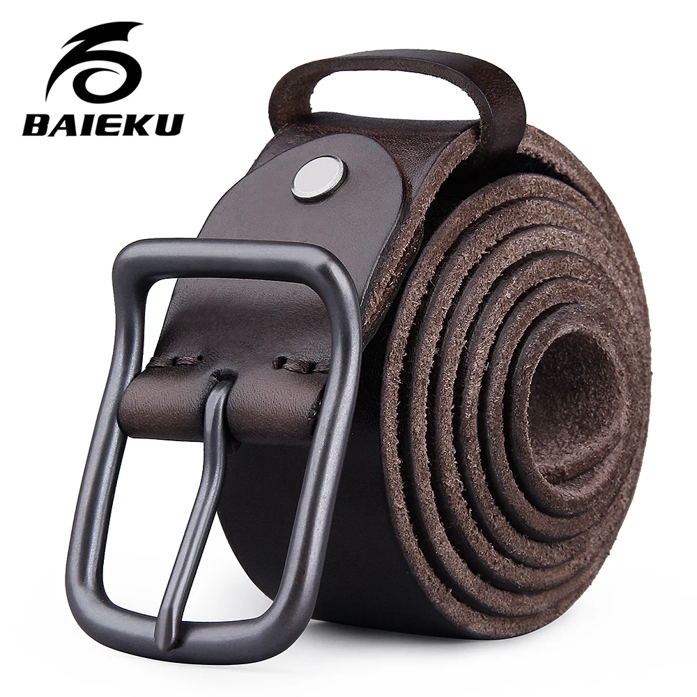 Мужские ремни из натуральной кожи джинсовые аксессуары для мужчин дизайнерские