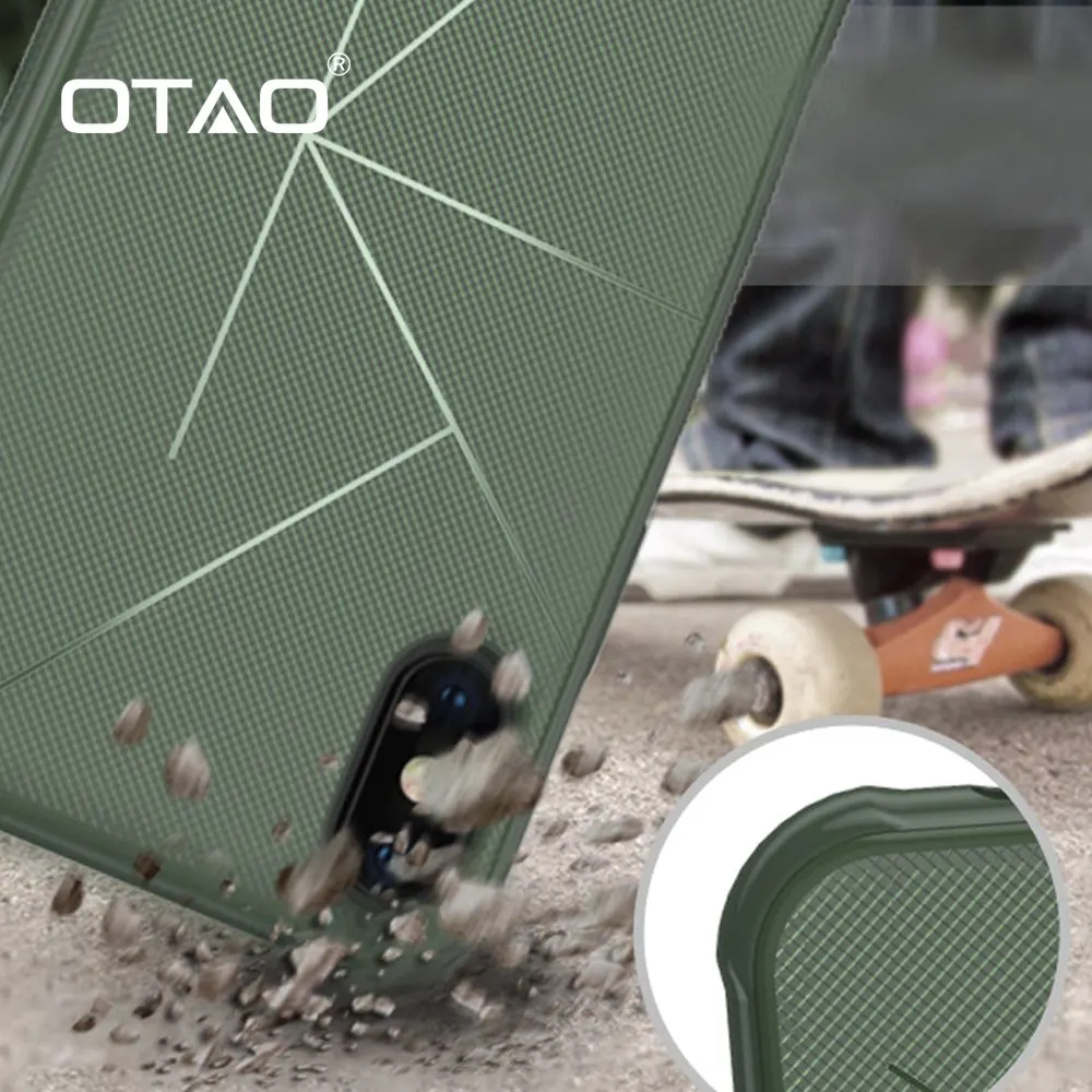 OTAO Magnetic Phone Case For iphone X 7 8 Plus 6 6S Cases Soft Silicone Car Holder Back Cover Apple 5 5S 10 Coque |