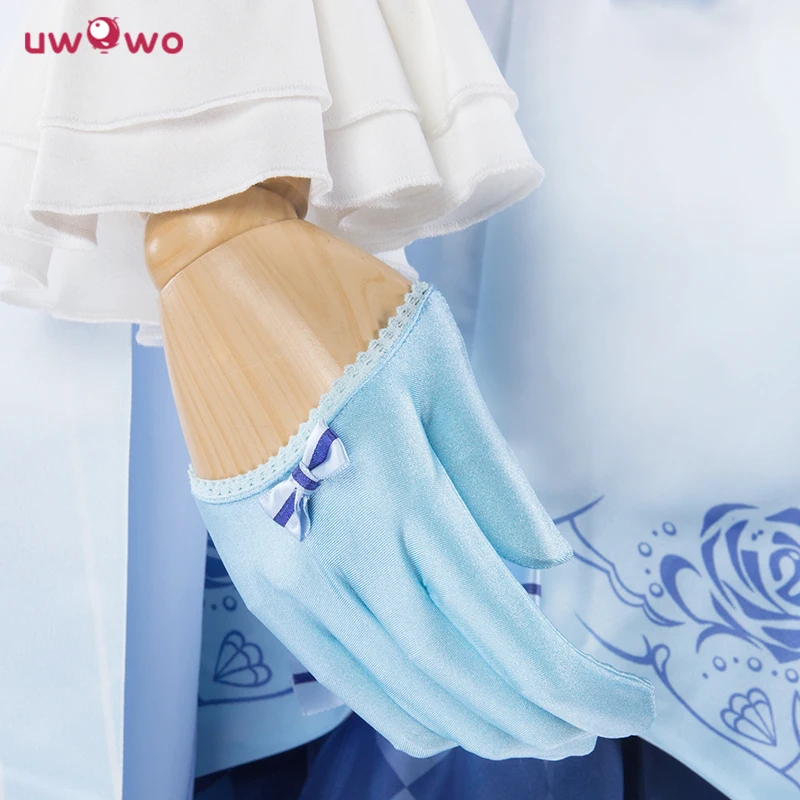 UWOWO чудо Никки костюм игра Uwowo косплей принцесса Лиза ледяное синее платье