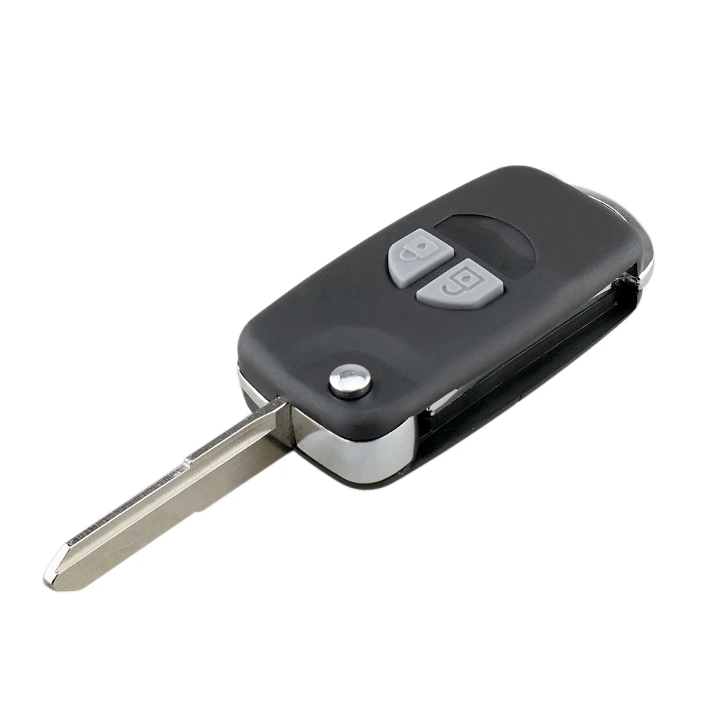 BHKEY 2 кнопки чехол для дистанционного ключа от машины брелок Suzuki SX4 Swift Grand Vitara +
