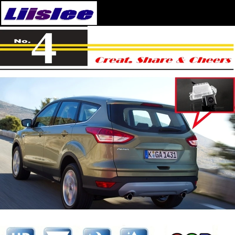 Liislee Автомобильная камера для Ford Kuga 2012 ~ 2016 заднего вида Водонепроницаемая PAL NTSC