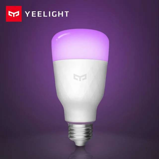 Xiaomi Yeelight Lemon Blue II RGB светодиодная умная лампа (цвет) E27 10W 800lm Mi умные лампочки для