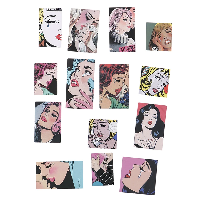 

14 звёзд, ЗАБАВНЫЕ РЕТРО Стикеры для красоты, альбом для рукоделия, Классические игрушки для детей