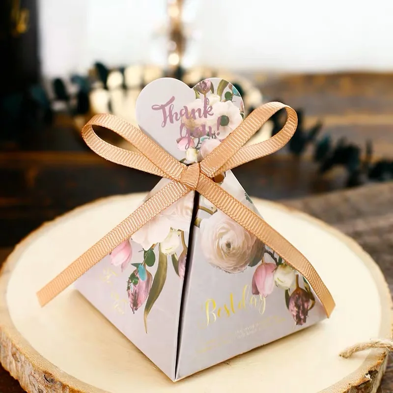 Фламинго мрамор Единорог лося стиль треугольная пирамида Свадебные сувениры