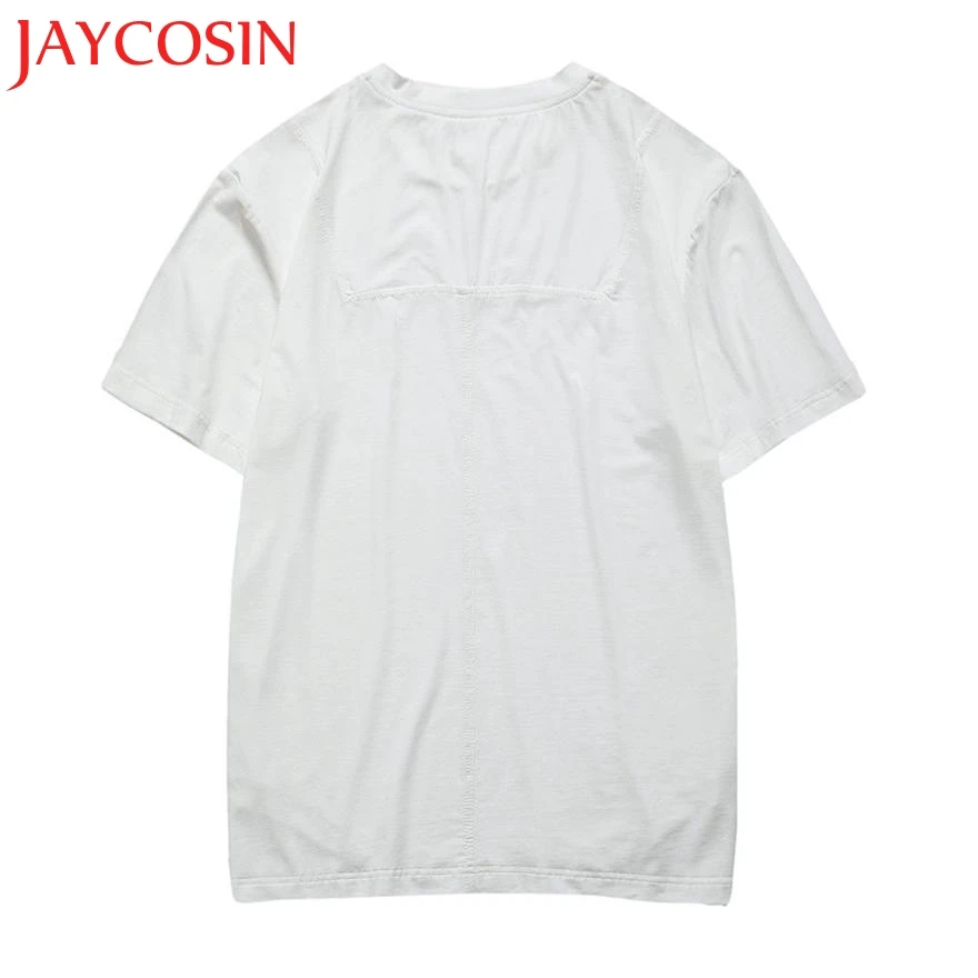 JAYCOSIN 2018 новый модный мужской летний Повседневный однотонный пуловер с полосатым