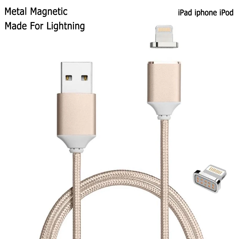 Нейлоновый плетеный кабель USB магнитное зарядное устройство магнитные кабели