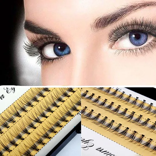 60 шт. профессиональные черные ресницы для макияжа ручной работы создания