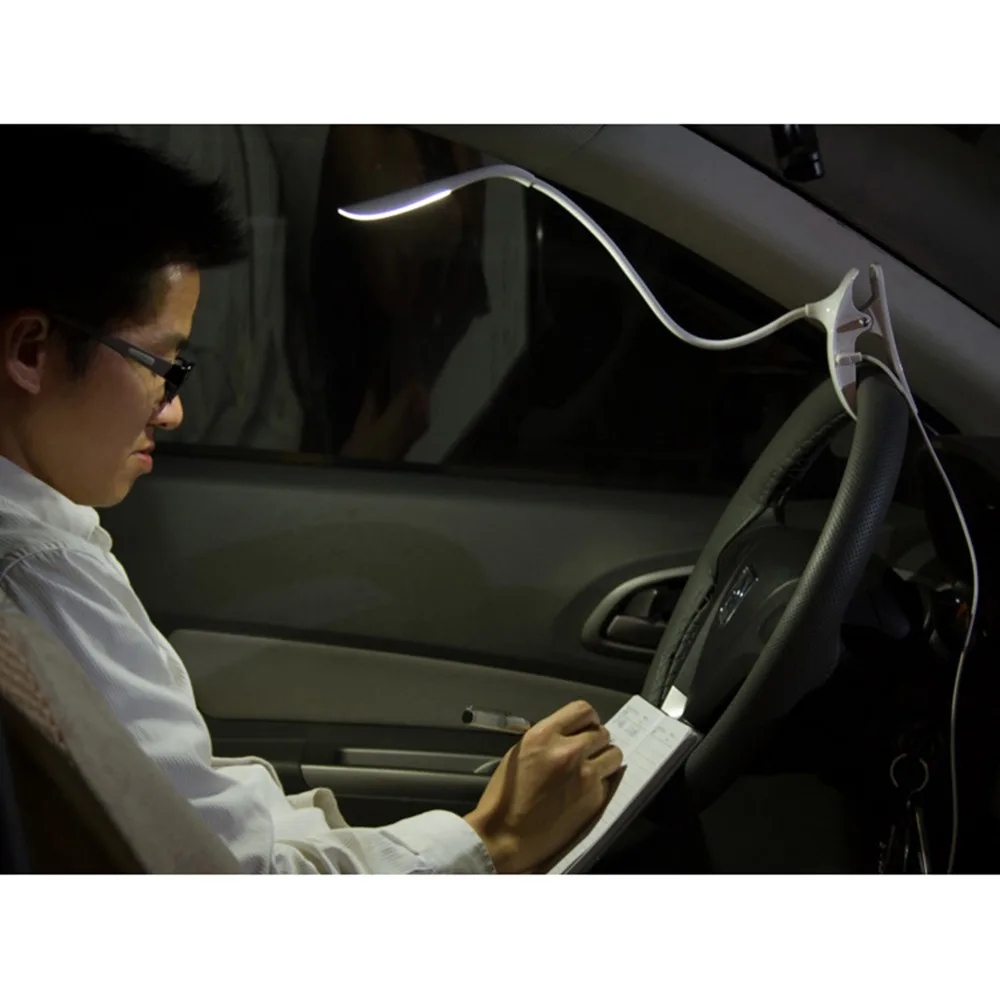 Hot Sale 2w LED Desk Lamp Table Reading Flexional Stand Clip Luminaria Fashion Novelty Gift for Student White | Лампы и освещение