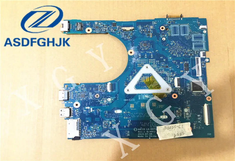 Материнская плата для ноутбука AAL15 LA-D071P DELL 5559 материнская CN-0HYCVR 0HYCVR DDR3L SR2FZ