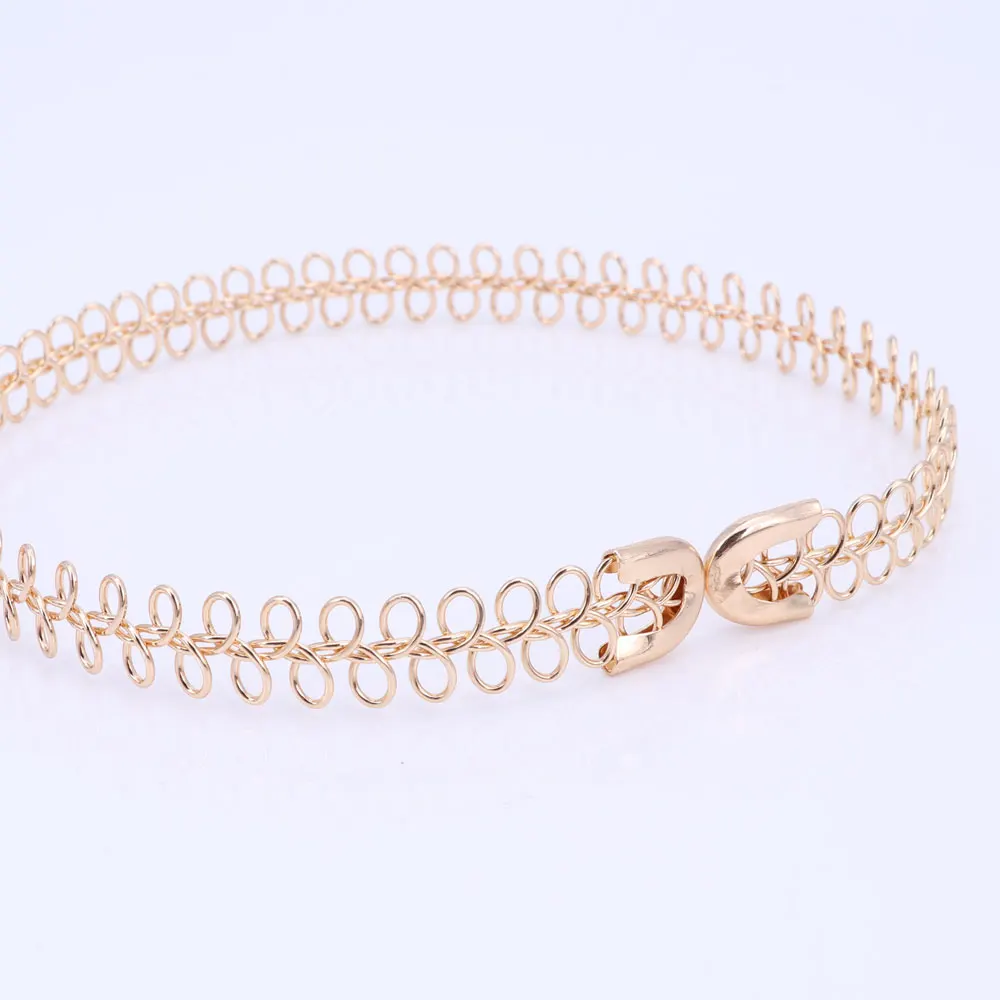 Модные ювелирные изделия волна панк готический Золотой чокер заявление