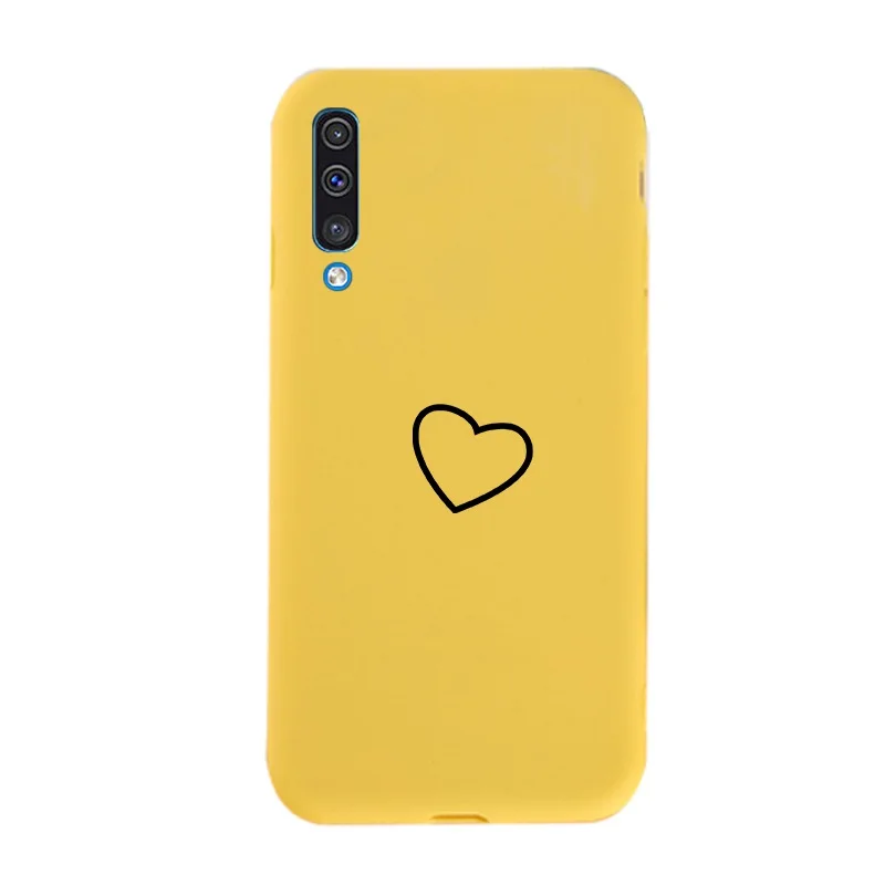 Lamo чехол, окрашенный чехол для samsung Galaxy A50, силиконовый мягкий ТПУ чехол s для samsung A40 A10 A30 A70, розовый милый желтый чехол