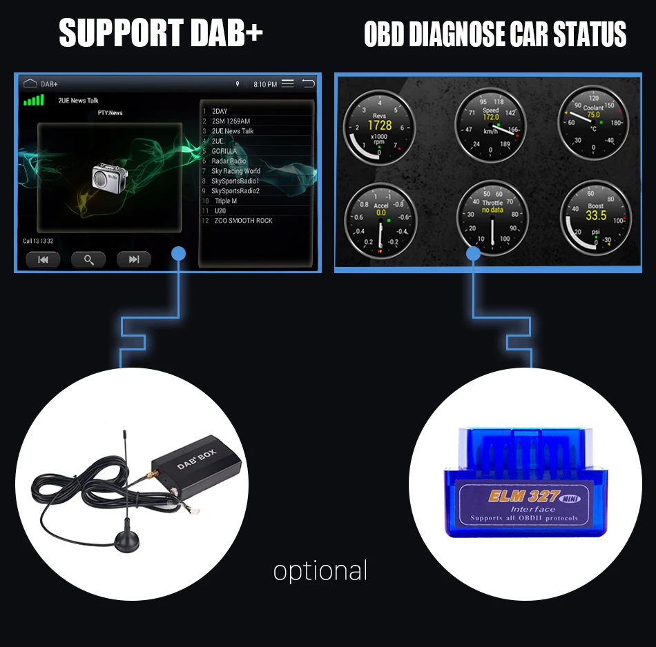 Eunavi Android 9,0 ips 2 Din автомобильный DVD для Ford Mondeo S-Max Focus C-MAX Galaxy Fiesta Transit Fusion мультимедийный плеер 2G+ 32G
