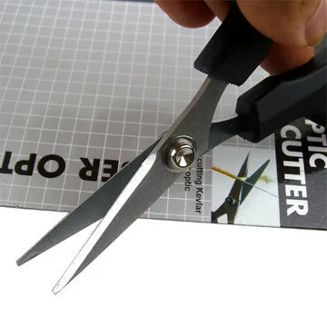Рукоятка бритвенный резак острые зубчатые волоконные ножницы инструмент для