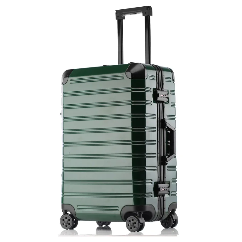 New Travel Suitcase Aluminum Frame+ABS Rolling Luggage TSA Lock Trolley Bag Spinner 20' Boarding | Багаж и сумки