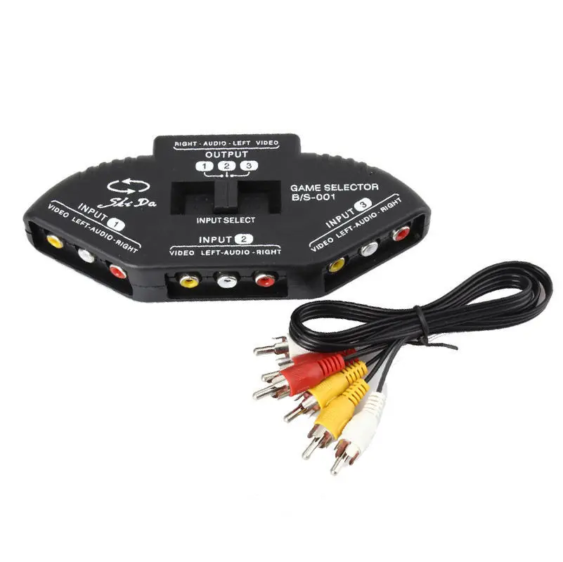 3 Порты и разъёмы AV композитный + аудио RCA Phono переключатель для аудио-видео