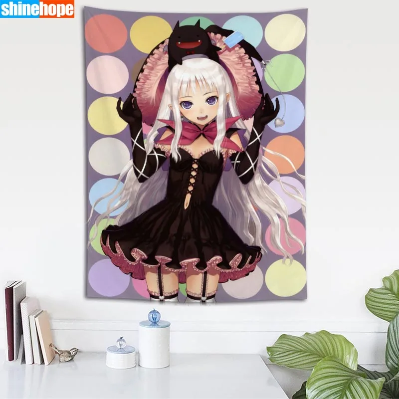 Anime Boy With Sword Tapestry Mandala Wall Hanging Wall Tapestry Psychedelic Farmhouse Decor Dorm Room Wall Carpet Wall Blanket - Цвет: Tapestry 3