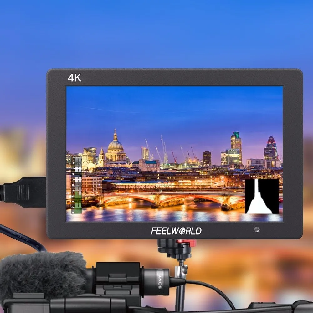 Feelworld T7 4 K Wi-Камера монитор Full HD 1920x1200 Пиксели " ips Экран видео Дисплей HDMI металлическая рама видео с Батарея