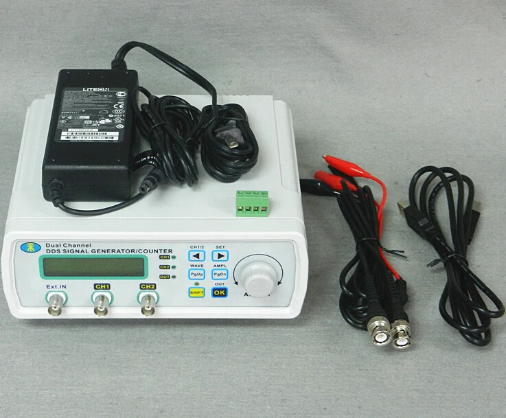 Цифровая двухканальный DDS генератор сигналов произвольной Функция 25 мГц