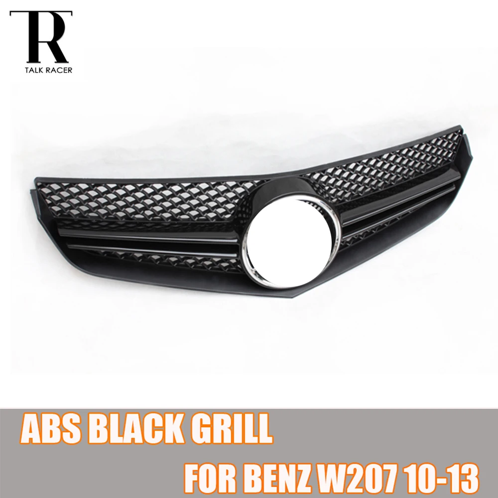 Черная решетка переднего бампера ABS для Benz W207 C207 E260 E300 E350 Coupe 2010 2011 2012 2013|bumper grille|front