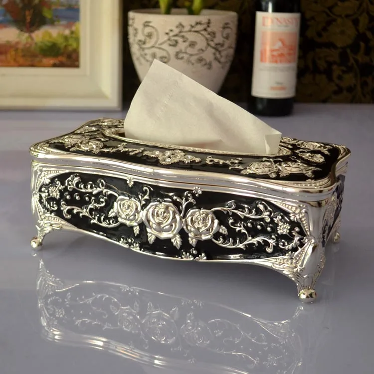 Роскошная модная коробка в европейском стиле полностью металлическая для