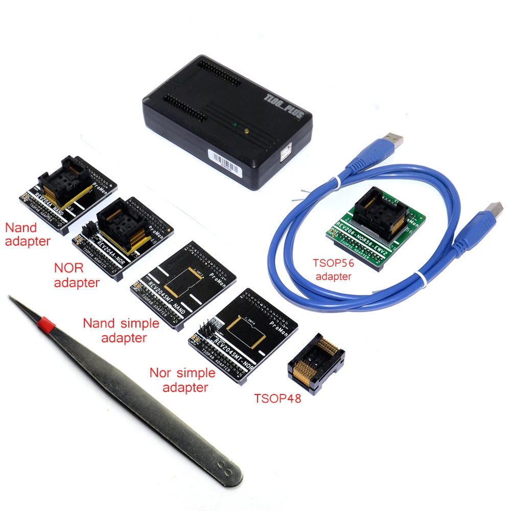 NAND NOR TSOP48 TSOP56 FLASH профессиональный программатор адаптер для восстановления