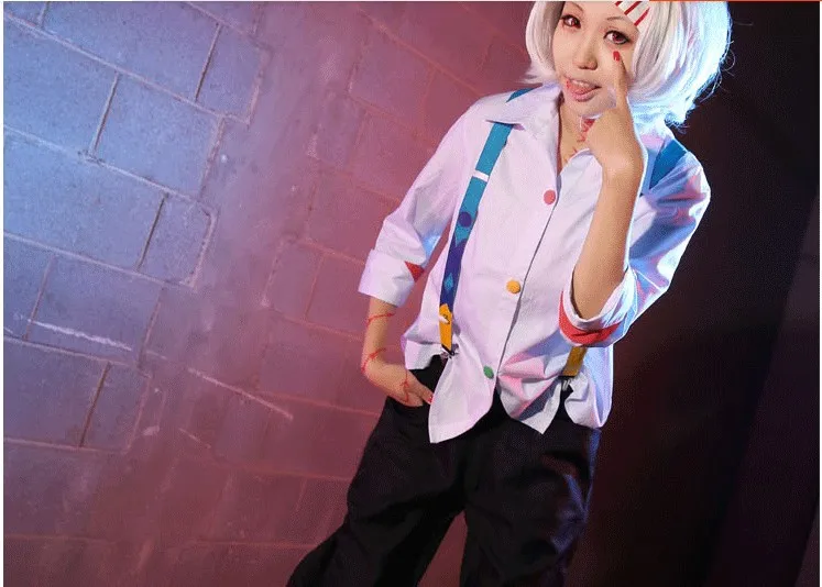 Одежда с надписью Tokyo Ghoul Vocaloid Косплэй костюм Juuzou Suzuya полный комплект одежды