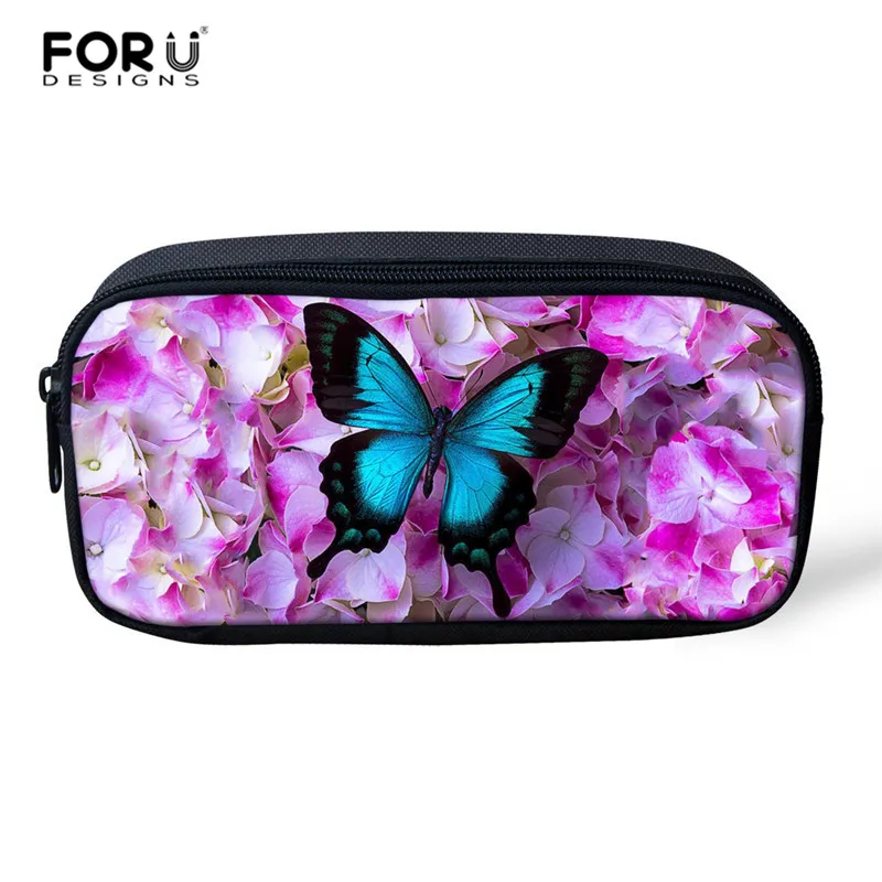 FORUDESIGNS/3 шт./компл. школьная комплект с сумкой для девочек рюкзак пользовательские бабочка школьные сумки для подростков мальчиков студентов школьная сумка Back Mochila - Цвет: L5147K