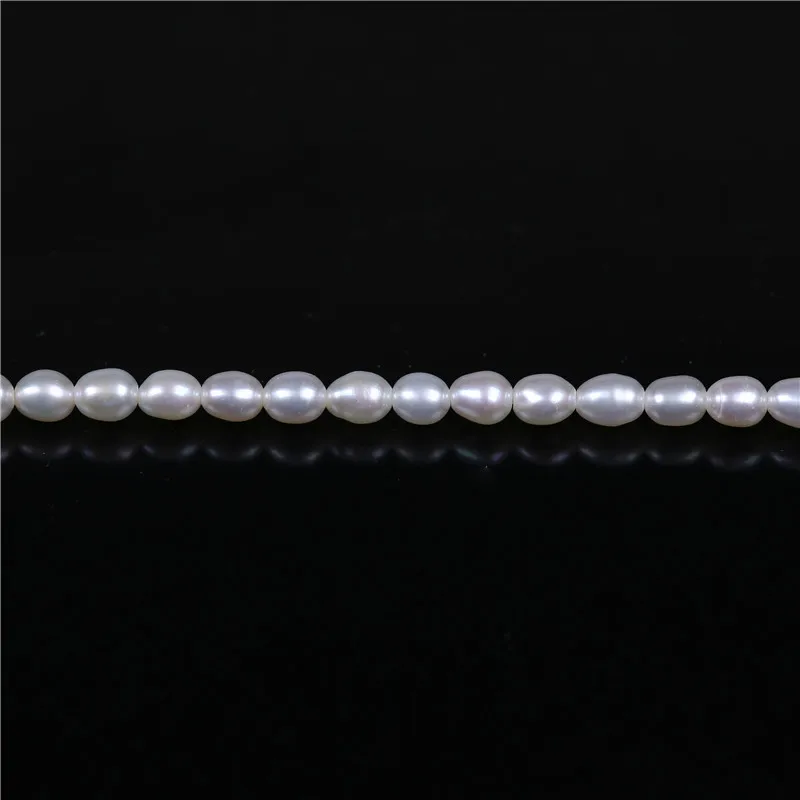 Пресноводный жемчуг в форме риса 3-3 5 мм