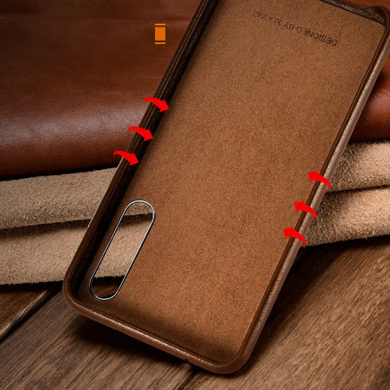 BFOLLOW кожаный чехол из овечьей кожи для Huawei P20/P20 pro роскошная задняя крышка